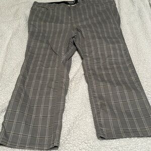 Torrid grey plaid work pants size 22
